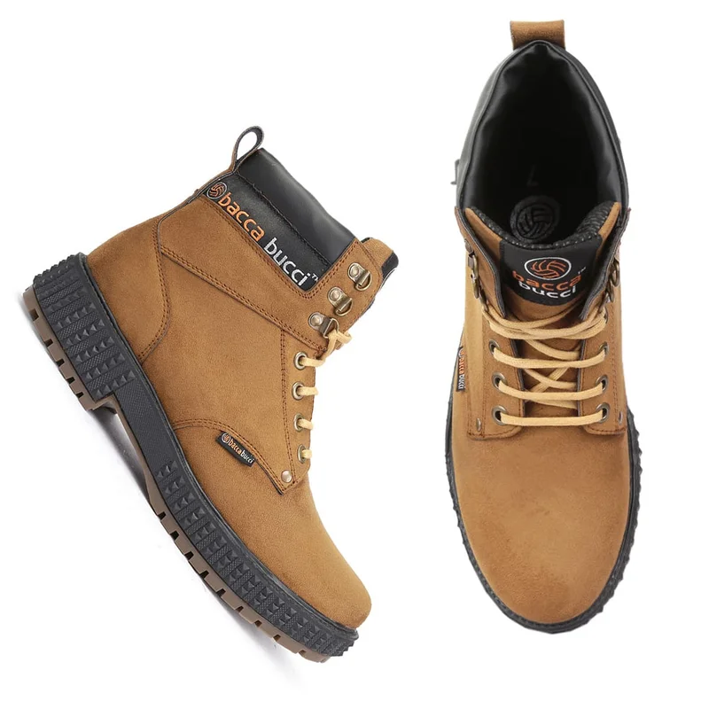 Bacca Bucci Brown Scott Boots for Men | Best Price UAE